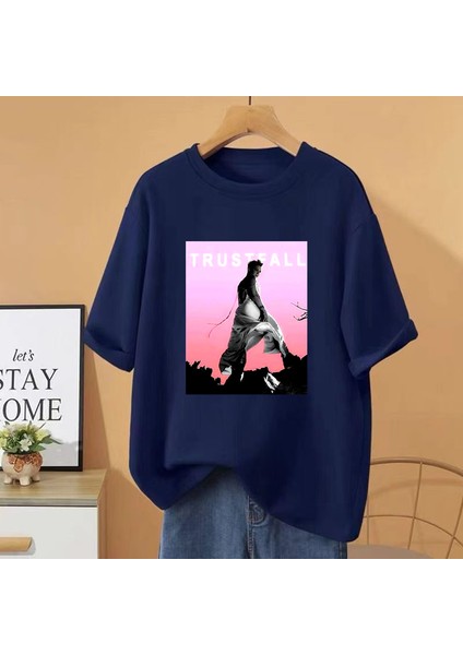Şarkıcı P!nk Pembe Trustfall Müzik Turu Vintage Grafik T-Shirt Erkek Kadın Hip Hop Stree