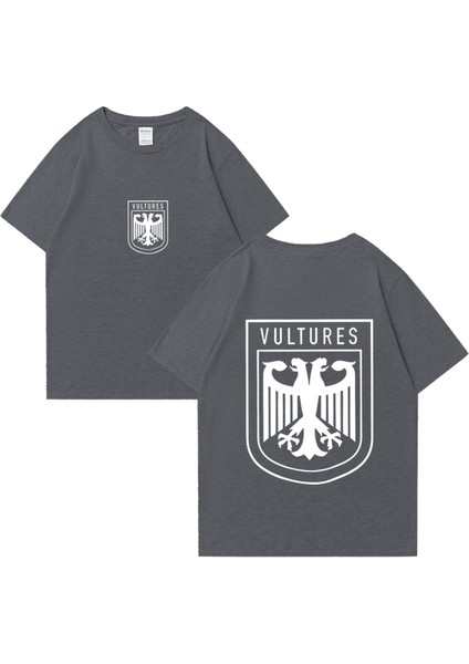 Akbabalar Kanye'nin Batı Albümü Baskı T Shirt Erkek Kadın Vintage Hip Hop Streetwear Boy Kısa