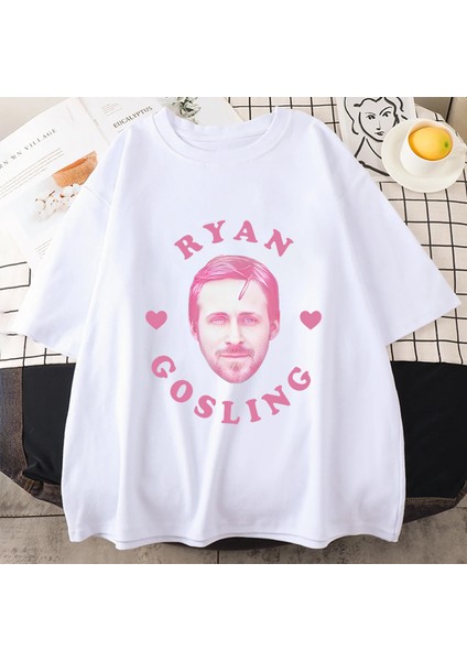 Ben Ryan Gosling Meme Grafik Giysi Erkek Klasik Moda Yüksek Kaliteli T-Shirt Pamuk Boy