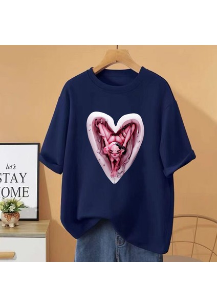 Melanie Martinez Üçlemesi Turu T Erkek Kadın Komik Kısa Kollu T-Shirt Büyük Boy Rahat