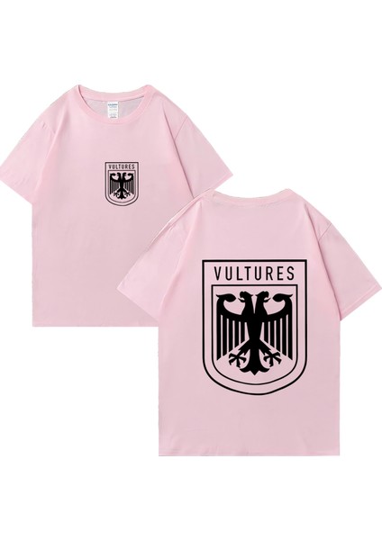 Akbabalar Kanye'nin Batı Albümü Baskı T Shirt Erkek Kadın Vintage Hip Hop Streetwear Boy Kısa