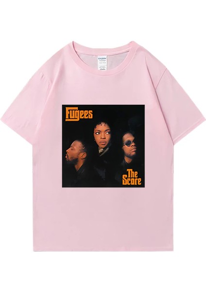 Rap Fugees Efsane Grup Vintage 90S T Shirt Yaz Klasik Erkek Kadın Günlük T-Shirt Grafik