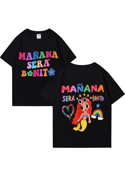 Sıcak Satış Şarkıcı Karol G Müzik Albümü Manana Sera Bonito T Shirt Erkek Kadın Rahat gr