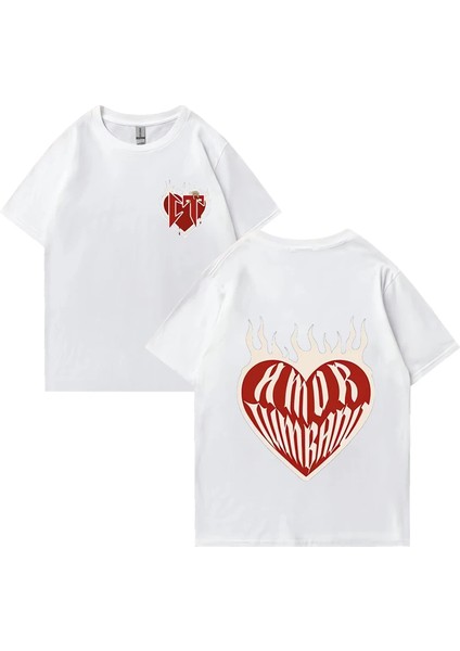 Rapçi Natanael Cano Nata Montana Yüksek Kaliteli T Erkek Kadın Büyük Boy Kısa Kollu Mo