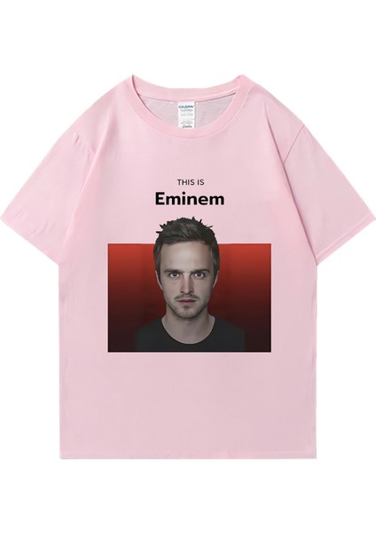 Bu Eminem T Shirt Jesse Pinkman Komik Meme Tshirt Klasik Vintage Kırma Kötü T-Shirt Erkek Kad
