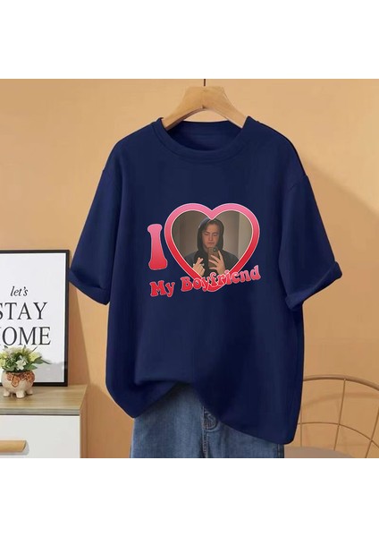 Sıcak Satış Ben Aşk Benim Erkek Arkadaşı Kiti Connor T Shirt Erkek Kadın Moda Gotik Üstl