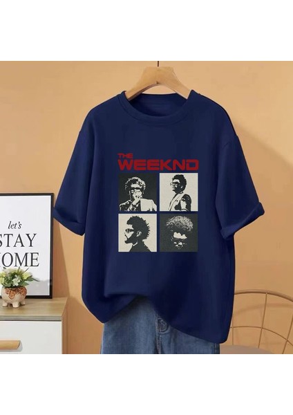 Saat Sonra Hafta Içi Albüm Grafik T Shirt Erkek Kadın Vintage Hip Hop Streetwear Boy Kısa Kol