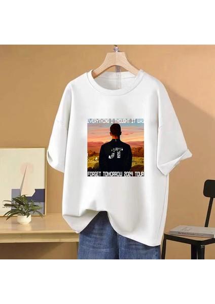 Şarkıcı Justin Timberlake Her Şey Grafik T Erkek Kadın Yüksek Kaliteli Kısa Kollu Casu