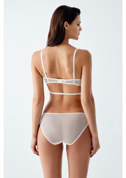 6114 Ekru Renk Dolgulu Sütyen Külot 2li Takım fiyatları