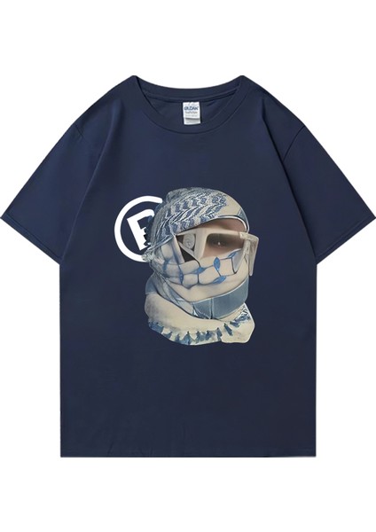 En Punk Estetik Harajuku Grafik Baskı Y2K Pamuk T-Shirt Retro Hip Hop Tee Kaya Emo Gevşek Str