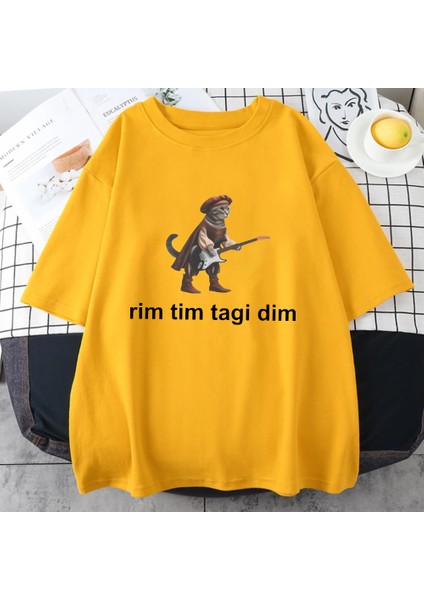 Komik Bebek Lazanya Jant Tim Tagi Dim Sevimli T Yeni Erkek Kadın Rahat Gevşek Giysiler