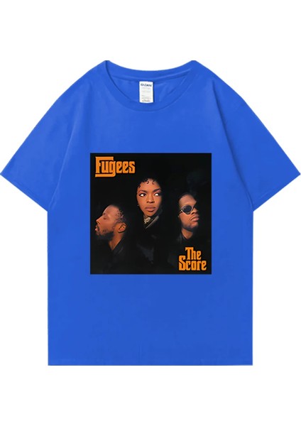 Rap Fugees Efsane Grup Vintage 90S T Shirt Yaz Klasik Erkek Kadın Günlük T-Shirt Grafik