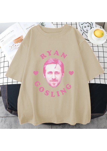 Ben Ryan Gosling Meme Grafik Giysi Erkek Klasik Moda Yüksek Kaliteli T-Shirt Pamuk Boy