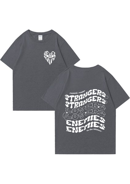 Renee Rapp Yabancılarla Severler Için Düşmanlar Baskı T Shirt Erkek Kadın Vintage Giyim Boy K