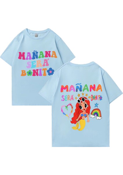 Sıcak Satış Şarkıcı Karol G Müzik Albümü Manana Sera Bonito T Shirt Erkek Kadın Rahat gr