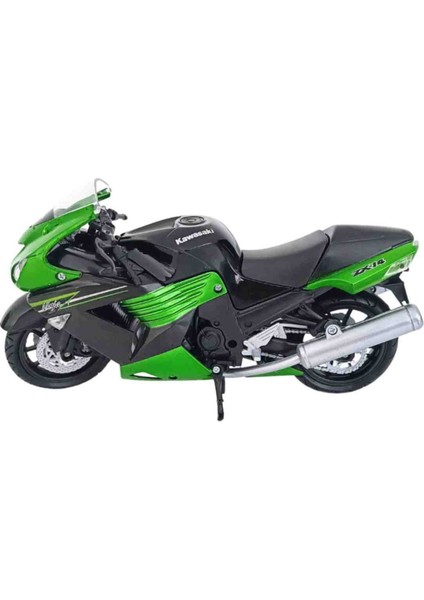 1:12 Ölçek Kawasaki Zx -14 2011/// Metal Motosiklet