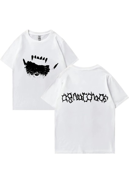 Ken Carson Agc Gerçek Nefret Genç x Vamp T Shirt Pamuk Grafik Sokak Hip Hop Büyük Bir