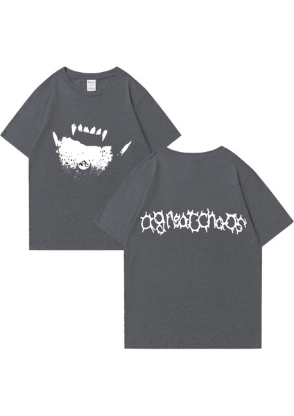 Ken Carson Agc Gerçek Nefret Genç x Vamp T Shirt Pamuk Grafik Sokak Hip Hop Büyük Bir