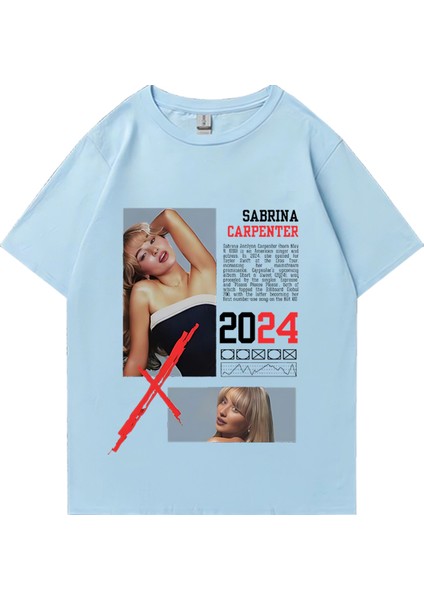 Sabrina Marangoz Grafik Kısa Kollu % Pamuk Vintage Boy Streetwear T-S