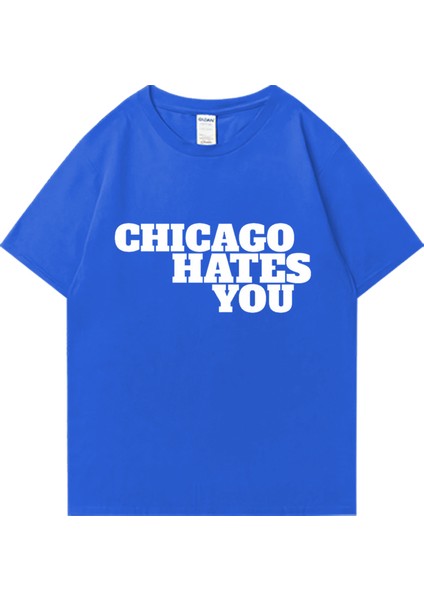 Şef Keef Chicago Sen Hates Aynı Stil T-Shirt Erkek Kadın Rap Moda Hip Hop Büyük Boy Stre