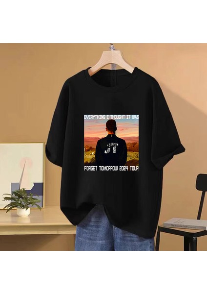 Şarkıcı Justin Timberlake Her Şey Grafik T Erkek Kadın Yüksek Kaliteli Kısa Kollu Casu