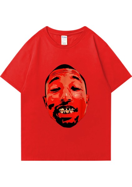 Sıcak Pharrell Williams Grafik T Erkek Kadın Retro Hip Hop Streetwear Büyük Boy %
