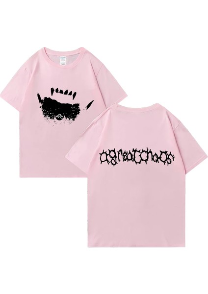 Ken Carson Agc Gerçek Nefret Genç x Vamp T Shirt Pamuk Grafik Sokak Hip Hop Büyük Bir