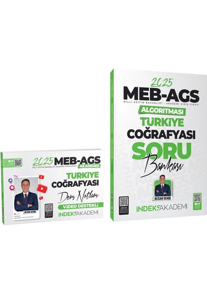 2025 Meb-Ags Türkiye Coğrafyası Video Ders Notları / Soru Bankası 2 Li Set