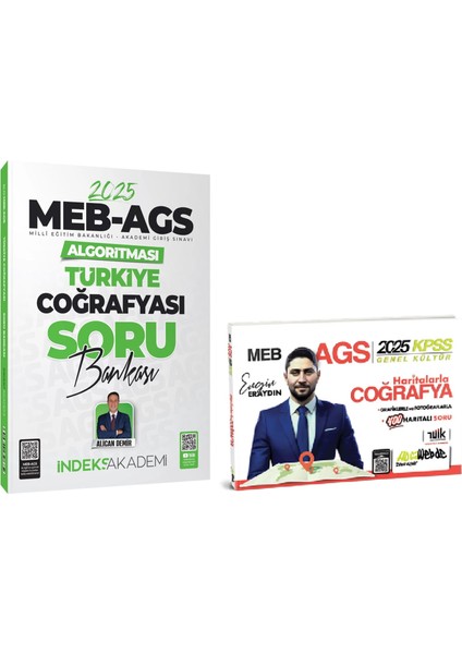 Meb-Ags Kpss Haritalarla Türkiye Coğrafyası / Soru Bankası 2 Li Set