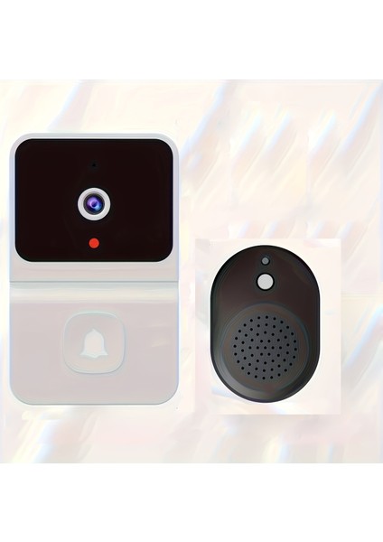 Akıllı Wifi 2.4g Kapı Zili - Kablosuz Güvenlik Video Interkom, 2 Yönlü Ses, Gece Görüşü, Düşük Güç Tüketimi (Yurt Dışından)