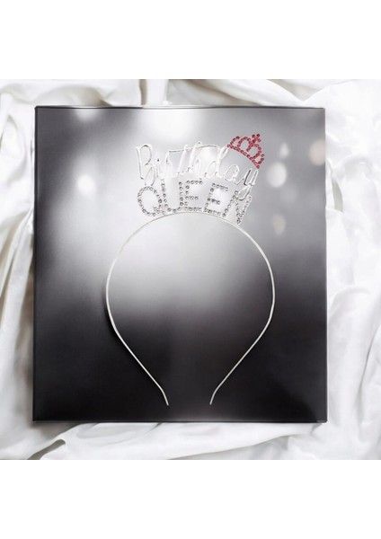 Doğum Günü Temalı Silver Kadın Taç