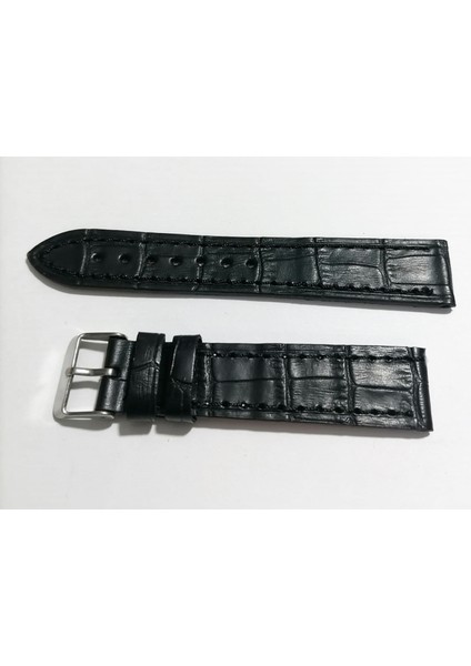 Fado&her Saate Uyumlu Hakiki Dana Derisi Saat Kordonu 20 mm ( 124 ) Siyah fiyatları