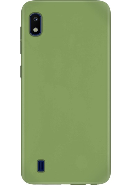 Samsung Galaxy M10 İnce Mat Silikon Kılıf Yeşil fiyatları
