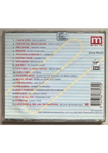 Metro Hits Wild Party CD