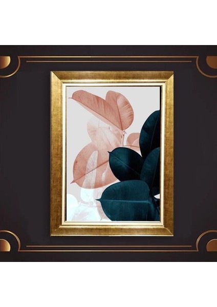 Altın Çerçeveli Paspartulu Tablo UP558