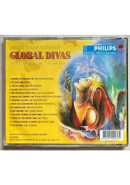 Global Divas (Dünya Kadın Ozanları) CD