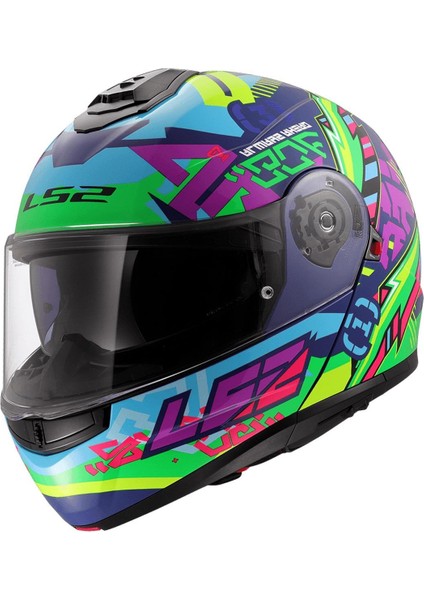 Strobe 2 Svent Mavi-Yeşil Kask