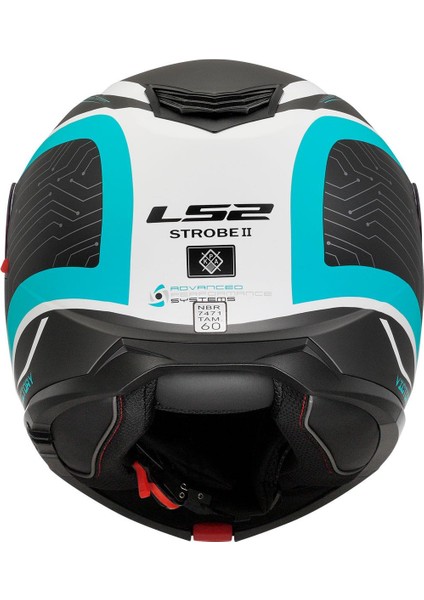 Strobe 2 Vıctory Mat Tıtanıum-Beyaz-Metal Mavi Kask indirimleri