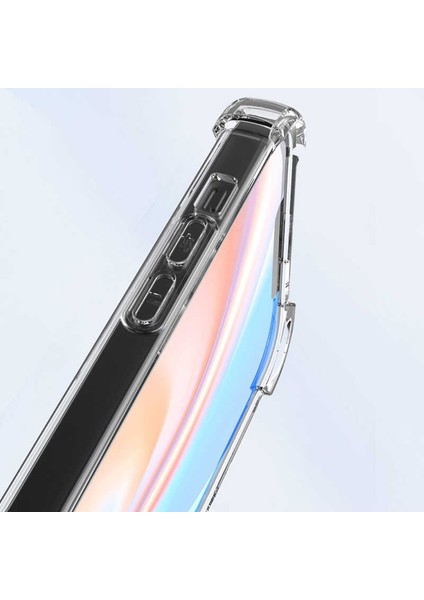 Apple iPhone 14 Plus - Kılıf Kenar Köşe Korumalı Nitro Anti Shock Silikon - Şeffaf