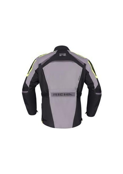 Rıcha Tundra Motosiklet Su Geçirmez Korumalı Mont Gri Fluo Sarı modelleri