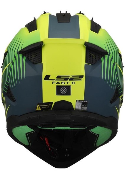 Fast 2 Duck Yeşil-Neon Sarı Kask modelleri
