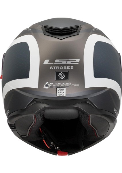 Strobe 2 Vıctory Mat Gri-Mavi-Kum Kask