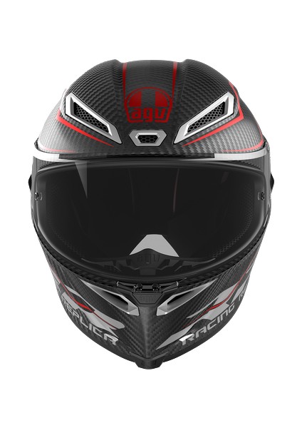 Kask/pısta Gp Rr E2206 Dot Mplk Performante Carbon Blk Red