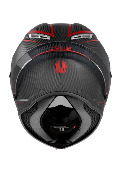 Kask/pısta Gp Rr E2206 Dot Mplk Performante Carbon Blk Red