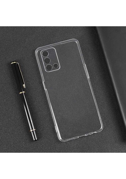 Oppo A74 4g - Kılıf Şeffaf Soft Slim Fitt Süper Silikon Kapak - Şeffaf