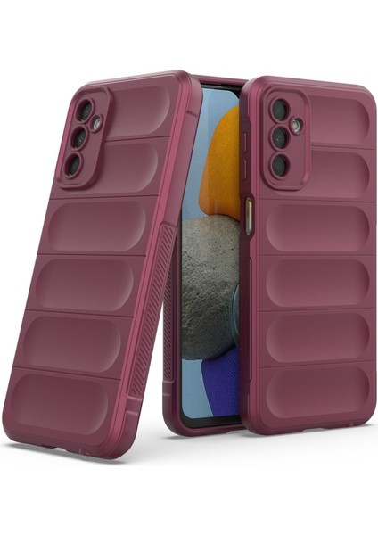 Samsung Galaxy M23 Kılıf Elde Tutma Kolaylıkla Kaydırmaz Kenar Line Dizayn Optietnik Kapak fiyatları