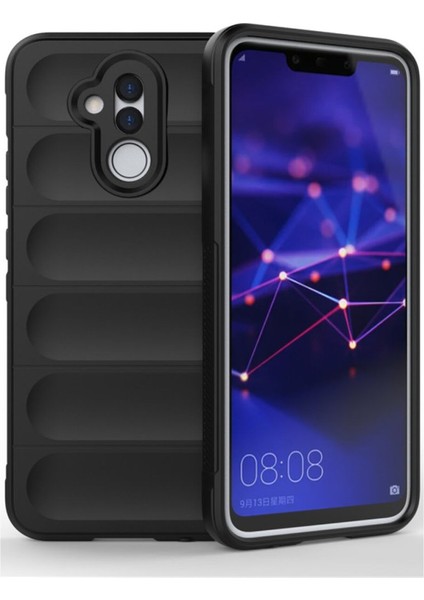 Huawei Mate 20 Lite Kılıf Elde Tutma Kolaylıkla Kaydırmaz Kenar Line Dizayn Optietnik Kapak