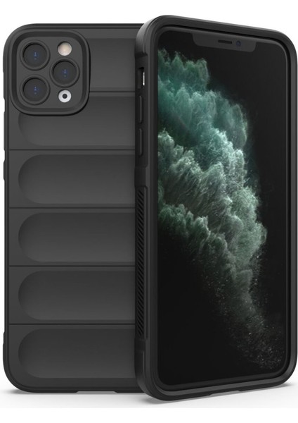 Apple iPhone 11 Pro Kılıf Elde Tutma Kolaylıkla Kaydırmaz Kenar Line Dizayn Optietnik Kapak