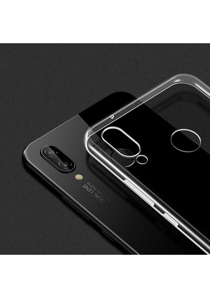 Huawei Y7 Prime 2019 - Kılıf Şeffaf Soft Slim Fitt Süper Silikon Kapak - Şeffaf