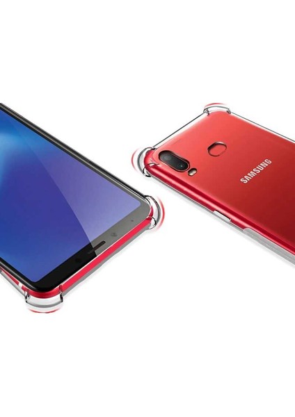Samsung Galaxy A10S - Kılıf Kenar Köşe Korumalı Nitro Anti Shock Silikon - Şeffaf fırsatları